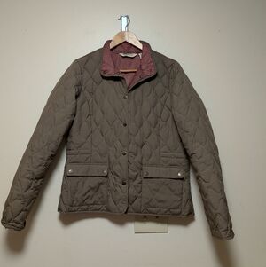 Eddie Bauer Vintage Goose Down Quilted Jacket Women’s M